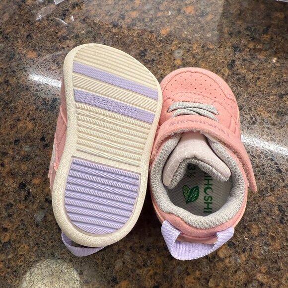 Tsukihoshi Infant Rose Pink Walking Sneakers Size 3.5 - Picture 2 of 2